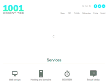 Tablet Screenshot of 1001dissenyweb.com